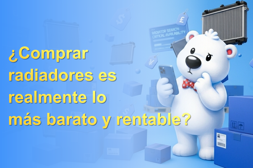¿Comprar radiadores es realmente lo más barato y rentable?